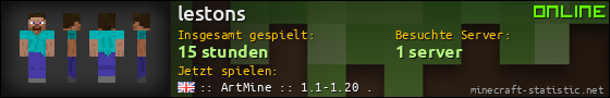 Benutzerleisten 560x90 für lestons
