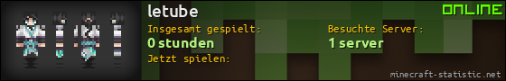 Benutzerleisten 560x90 für letube