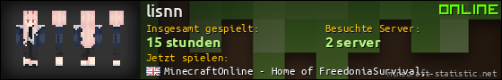 Benutzerleisten 560x90 für lisnn