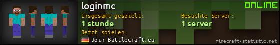 Benutzerleisten 560x90 für loginmc