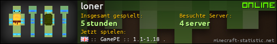 Benutzerleisten 560x90 für loner
