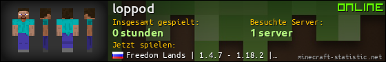 Benutzerleisten 560x90 für loppod
