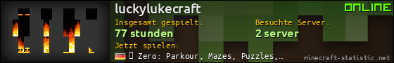 Benutzerleisten 560x90 für luckylukecraft