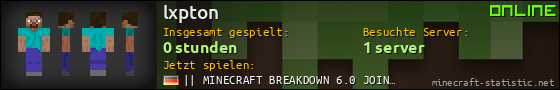 Benutzerleisten 560x90 für lxpton