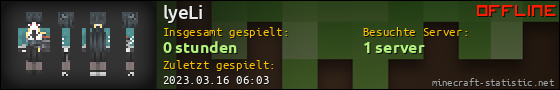 Benutzerleisten 560x90 für lyeLi