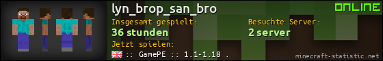 Benutzerleisten 560x90 für lyn_brop_san_bro