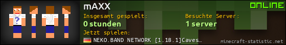 Benutzerleisten 560x90 für mAXX