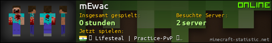Benutzerleisten 560x90 für mEwac