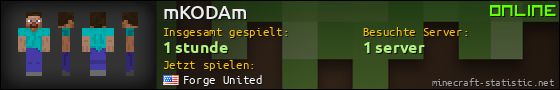 Benutzerleisten 560x90 für mKODAm