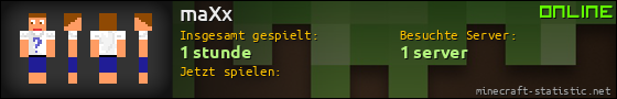Benutzerleisten 560x90 für maXx