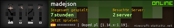 Benutzerleisten 560x90 für madejson