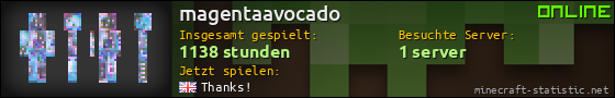 Benutzerleisten 560x90 für magentaavocado