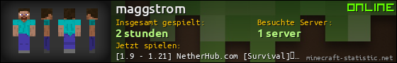 Benutzerleisten 560x90 für maggstrom