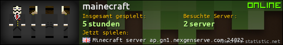 Benutzerleisten 560x90 für mainecraft