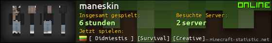 Benutzerleisten 560x90 für maneskin