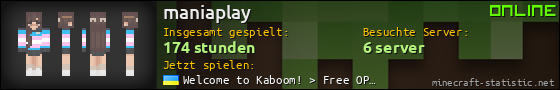 Benutzerleisten 560x90 für maniaplay