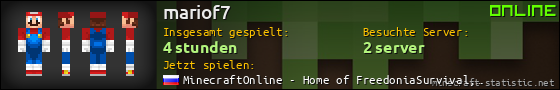 Benutzerleisten 560x90 für mariof7