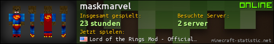 Benutzerleisten 560x90 für maskmarvel