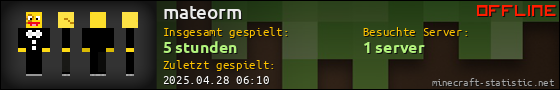 Benutzerleisten 560x90 für mateorm