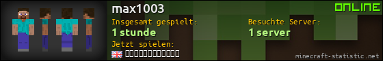 Benutzerleisten 560x90 für max1003