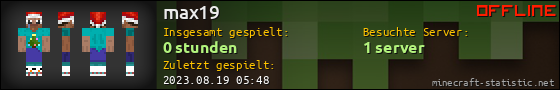 Benutzerleisten 560x90 für max19