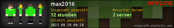 Benutzerleisten 560x90 für max2016