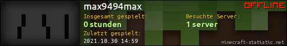 Benutzerleisten 560x90 für max9494max