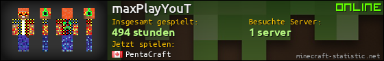 Benutzerleisten 560x90 für maxPlayYouT