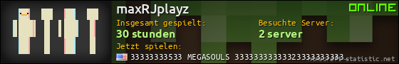 Benutzerleisten 560x90 für maxRJplayz