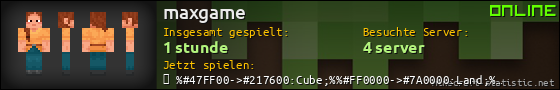 Benutzerleisten 560x90 für maxgame