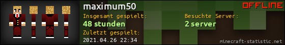 Benutzerleisten 560x90 für maximum50