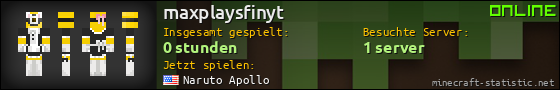 Benutzerleisten 560x90 für maxplaysfinyt