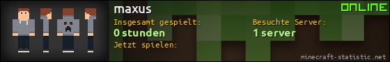 Benutzerleisten 560x90 für maxus