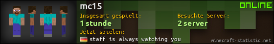 Benutzerleisten 560x90 für mc15