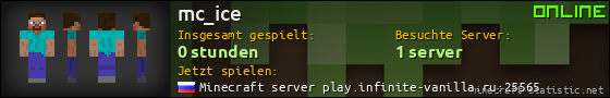 Benutzerleisten 560x90 für mc_ice