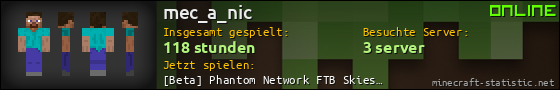 Benutzerleisten 560x90 für mec_a_nic