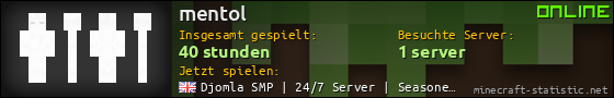 Benutzerleisten 560x90 für mentol