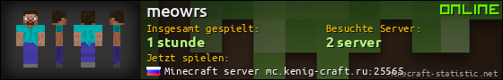 Benutzerleisten 560x90 für meowrs