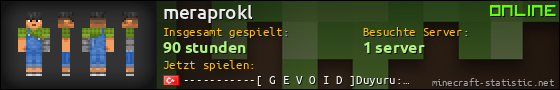 Benutzerleisten 560x90 für meraprokl