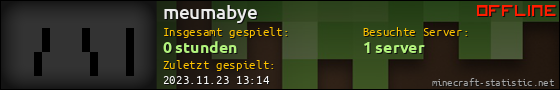 Benutzerleisten 560x90 für meumabye