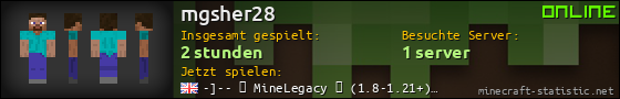 Benutzerleisten 560x90 für mgsher28