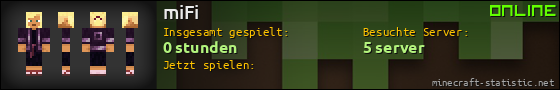 Benutzerleisten 560x90 für miFi
