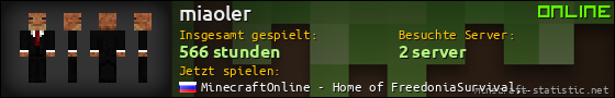 Benutzerleisten 560x90 für miaoler