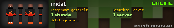 Benutzerleisten 560x90 für midat