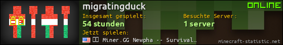 Benutzerleisten 560x90 für migratingduck