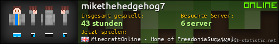 Benutzerleisten 560x90 für mikethehedgehog7