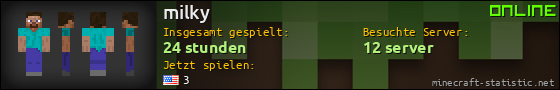 Benutzerleisten 560x90 für milky