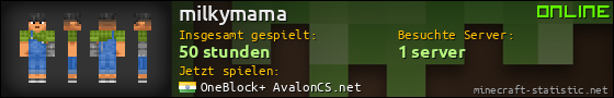 Benutzerleisten 560x90 für milkymama