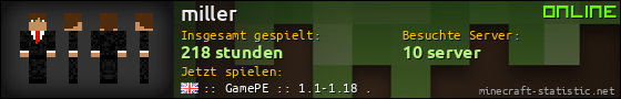 Benutzerleisten 560x90 für miller