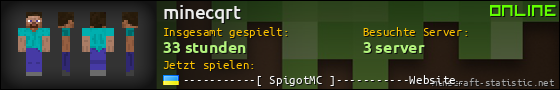 Benutzerleisten 560x90 für minecqrt